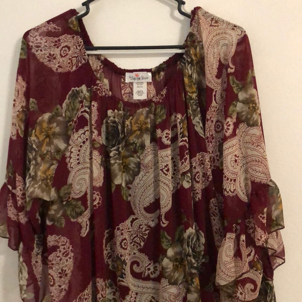 Blouse- sheer